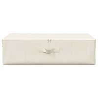 Opbergbox 70x40x18 cm stof cr&amp;egrave;mekleurig 4