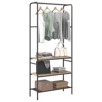 Kledingrek Sonoma Eiken 77 x 30 x 171 cm Bewerkt hout 3
