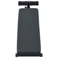 Opkrolbank Zwart 124 x 33,5 x 55 cm Gepoedercoat staal 4
