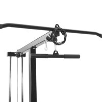 Lat pulldown machine Zwart 110 x 70 x 187 cm Gepoedercoat staal 7