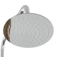 Buitendouche 225 cm Massief acaciahout en roestvrij staal Wit 7