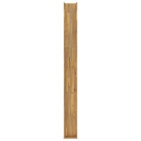 Buitendouche 226 cm Massief acaciahout en roestvrij staal Wit 4
