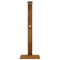 Buitendouche 219 cm Massief acaciahout en roestvrij staal 3