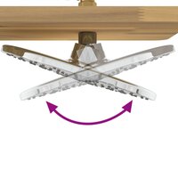 Buitendouche 219 cm Massief acaciahout en roestvrij staal Wit 8