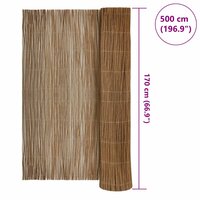 Wilgen Schutting 170 x 500 cm Wilg Naturel 6