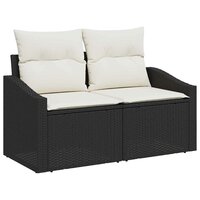 Bankstel 4 st poly rattan 4