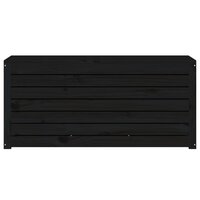 Tuinbox 101x50,5x46,5 cm massief grenenhout zwart 4