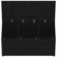 Tuinbox 101x50,5x46,5 cm massief grenenhout zwart 7