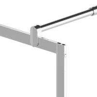 Inloopdouchewand halfmat 115x195 cm ESG-glas 6