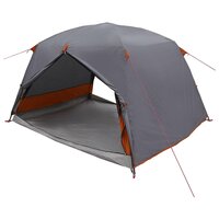 Backpacking Tent 2-persoons Grijs en Oranje 2