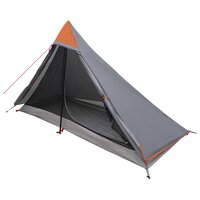 Backpacking Tent 222 x 85 x 125 cm Grijs en Oranje 2