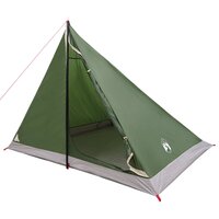 Backpacking Tent 4-persoons Groen 185T Polyester met PU Coating 2