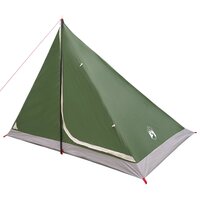 Backpacking Tent 4-persoons Groen 185T Polyester met PU Coating 4