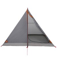 Backpacking Tent 4-persoons Grijs en Oranje 5