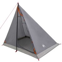 Backpacking Tent 2-persoons Grijs en Oranje 2