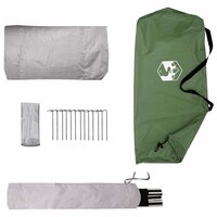 Backpacking Tent 4-persoons Groen 185T Polyester met PU Coating 9