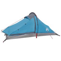 Backpacking Tent 4-persoons Blauw 185T Polyester met PU Coating 3