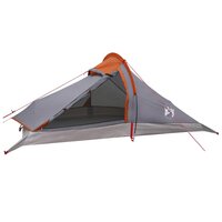 Backpacking Tent 4-persoons Grijs en Oranje 2