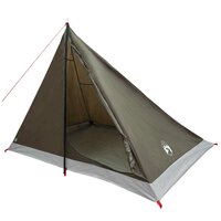 Backpacking Tent 4-persoons Bruin en Grijs 2