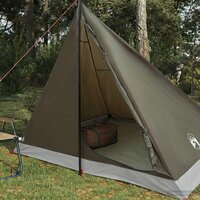 Backpacking Tent 4-persoons Bruin en Grijs 3
