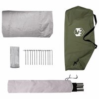 Backpacking Tent 4-persoons Olijfgroen 9