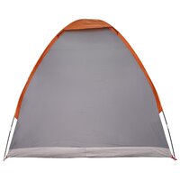 Kamperen tent 2-persoons Grijs en Oranje Polyester en staal 6