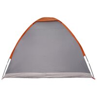 Kamperen tent 2-persoons Grijs en Oranje Polyester en staal 7