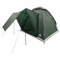 Kamperen tent 2-persoons Legergroen Polyester en staal 2