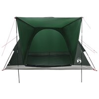 Kamperen tent 4-persoons Legergroen Polyester en staal 4