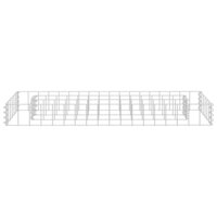 Gabion plantenbak verhoogd 90x30x10 cm gegalvaniseerd staal 3