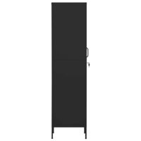Lockerkast 35x46x180 cm staal zwart 4
