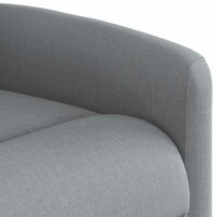 Massagestoel verstelbaar stof lichtgrijs 9