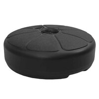 Parasolvoet gevuld met zand/water 15 L zwart  2