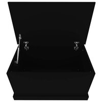 Opbergbox 70x40x38 cm bewerkt hout zwart 7