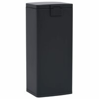 Pedaalemmer met anti-vingerafdruk 30 L RVS zwart 5