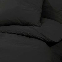 Dekbedovertrekset lichtgewicht 220x240 cm microvezel zwart 7