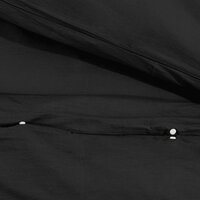 Dekbedovertrekset lichtgewicht 220x240 cm microvezel zwart 8