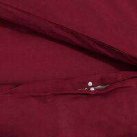 Dekbedovertrekset lichtgewicht 135x200 cm microvezel bordeaux 8