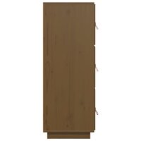 Hoge kast 34x40x108,5 cm massief grenenhout honingbruin 7