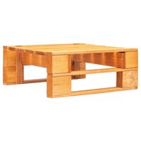 Tuinhocker pallet honingbruin ge&amp;iuml;mpregneerd grenenhout 2