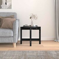 Salontafel &amp;Oslash; 52,5x45 cm massief grenenhout zwart 3
