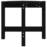 Salontafel &amp;Oslash; 52,5x45 cm massief grenenhout zwart 6