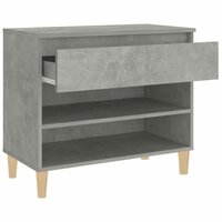 Schoenenkast 70x36x60 cm bewerkt hout betongrijs 7