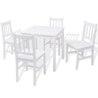 5-delige Eetkamerset grenenhout 2