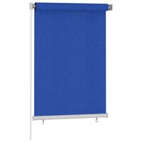 Rolgordijn voor buiten 105(B)x140(H) cm HDPE blauw 2