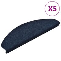 Trapmatten Zelfklevend 5 stuks 65x21x4 cm Marineblauw Halfrond Groot 2
