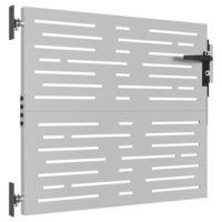 Poort 85x75 cm vierkant cortenstaal 6