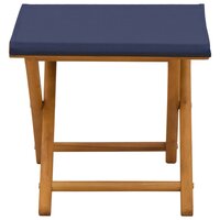 Ligstoel 2 pcs massief eucalyptushout Blauw 3