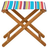 Ligstoel 2 pcs massief eucalyptushout Meerkleurig 4