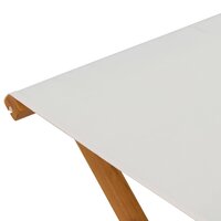 Ligstoel 2 pcs massief eucalyptushout Cr&amp;egrave;mekleurig 5
